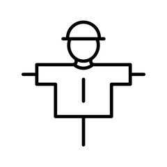 Scare Crow Vector Icon