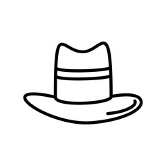 Men's Hat Vector Icon