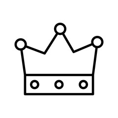 King Crown Vector Icon