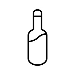 Champagne Bottle Vector Icon