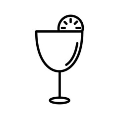 Cocktail Drink Vector Icon