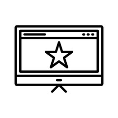 Web Award Vector Icon