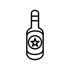 Obraz premium Beer Bottle I Vector Icon
