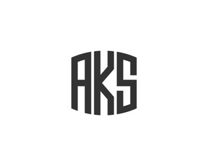 AKS logo design vector template