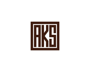 AKS logo design vector template