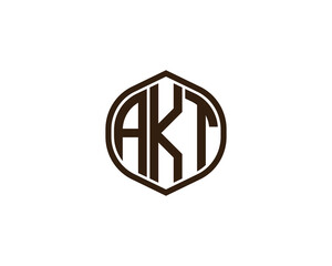 AKT logo design vector template