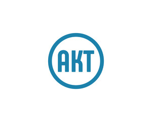 Fototapeta premium AKT logo design vector template