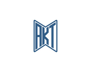 AKT logo design vector template