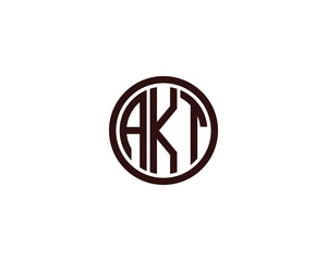 AKT logo design vector template