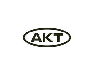 AKT logo design vector template