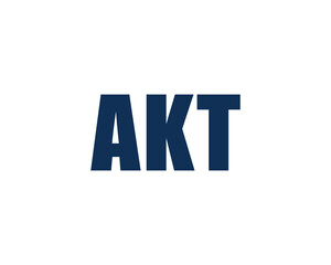 AKT logo design vector template