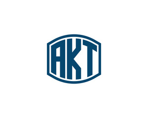 AKT logo design vector template