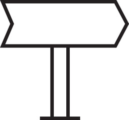 Fototapeta premium Street Signpost Icon 