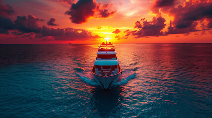 Luxury Cruise sunset