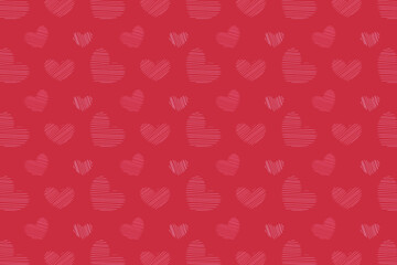 Heart pattern, Valentine's Day seamless pattern, Valentine's Day background.
