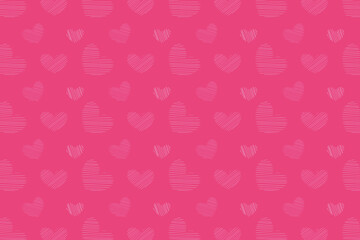 Heart pattern, Valentine's Day seamless pattern, Valentine's Day background.