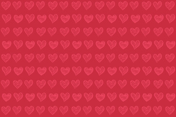 Heart pattern, Valentine's Day seamless pattern, Valentine's Day background.