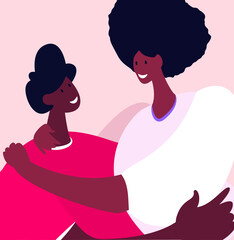 Valentine's Day.Loving Smiling Happy Couple Portrait of Man and Woman Hugging.Happy Lovers Relationships Dating,Lifestyle.Romantic Connection Feelings Emotions Romance Love.Flat Vector Illustration