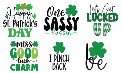St. Patrick's Day SVG Design Template