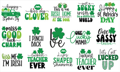 St. Patrick's Day SVG Design Template