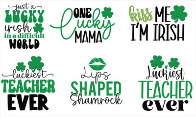 St. Patrick's Day SVG Design Template