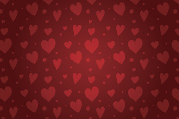 Heart pattern, Valentine's Day seamless pattern, Valentine's Day background.