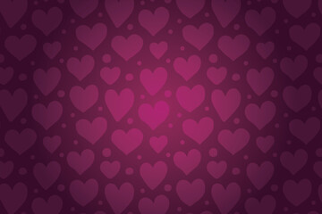 Heart pattern, Valentine's Day seamless pattern, Valentine's Day background.