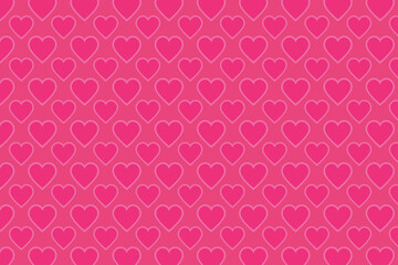 Heart pattern, Valentine's Day seamless pattern, Valentine's Day background.