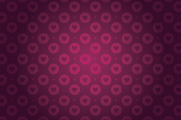 Heart pattern, Valentine's Day seamless pattern, Valentine's Day background.