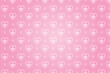Heart pattern, Valentine's Day seamless pattern, Valentine's Day background.