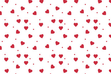 Heart pattern, Valentine's Day seamless pattern, Valentine's Day background.