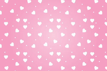 Heart pattern, Valentine's Day seamless pattern, Valentine's Day background.