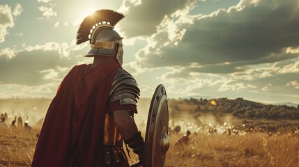 Roman Soldier Knight - obrazy, fototapety, plakaty