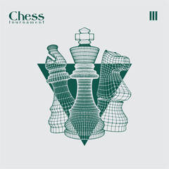 Chess poster illustration 
