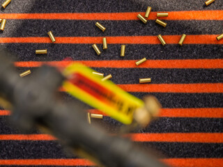 Ammunition for Precision and Sniper Firearms, and .22LR Caliber During Training at a Shooting Range