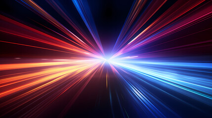 Line glowing motion blur illustration light background, energy neon light, effect bright line glowing motion blur