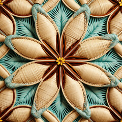 Native American Gawaii maoli islanders traditional pattern ethnic background