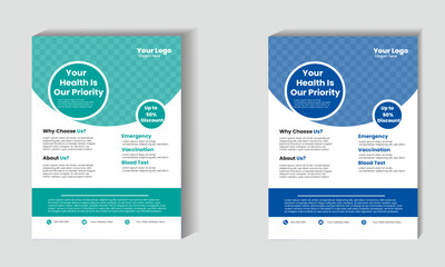 Corporate Business Flyer poster pamphlet brochure cover design layout background, two colors scheme, vector template, Vector