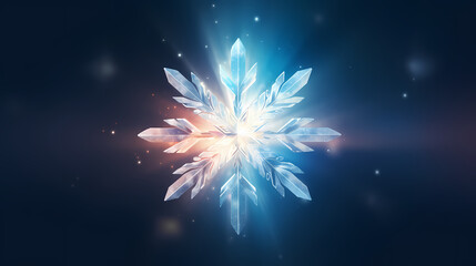Snowflake background, snowflake border, winter holiday background, soft colors and dreamy atmosphere