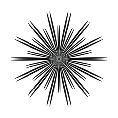 black and white Sunburst Pattern. Vector illustration, sunburst vector,sunburst retro,vintage sunburst