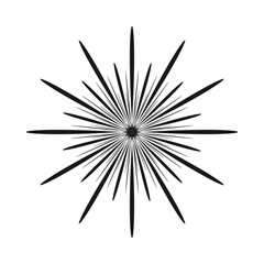 Obraz premium black and white Sunburst Pattern. Vector illustration, sunburst vector,sunburst retro,vintage sunburst