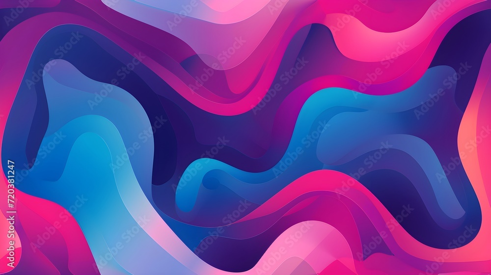 Poster multi layers color texture 3d papercut layers in gradient vector banner. carving art. cover layout m