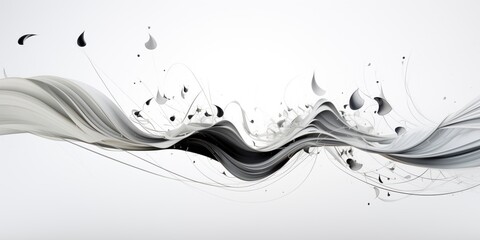 abstract kinetic art in white background, white curve lux wallpaper, wave background, gold lines, full color, smoke background