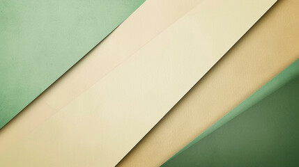 green and neutral beige banner background. PowerPoint and Business background.