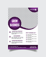 Stylish Business Flyer and Modern Business Leaflet  Elegance Business Flyer