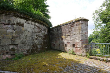 Festungsmauer in der Festungsstadt Festung Saarlouis