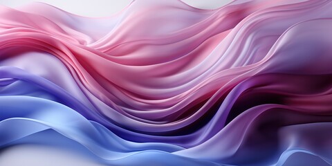 Abstract transparent fabric, ideal as a soft light background for beauty products or other applications, featuring satin and silk textures.
