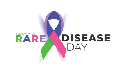 Rare Disease Day. background, banner, card, poster, template. Vector illustration.