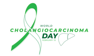 World Cholangiocarcinoma Day. background, banner, card, poster, template. Vector illustration.
