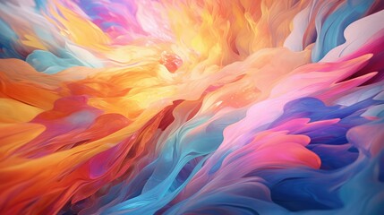 Colorful flow background with soft texture. AI generated.